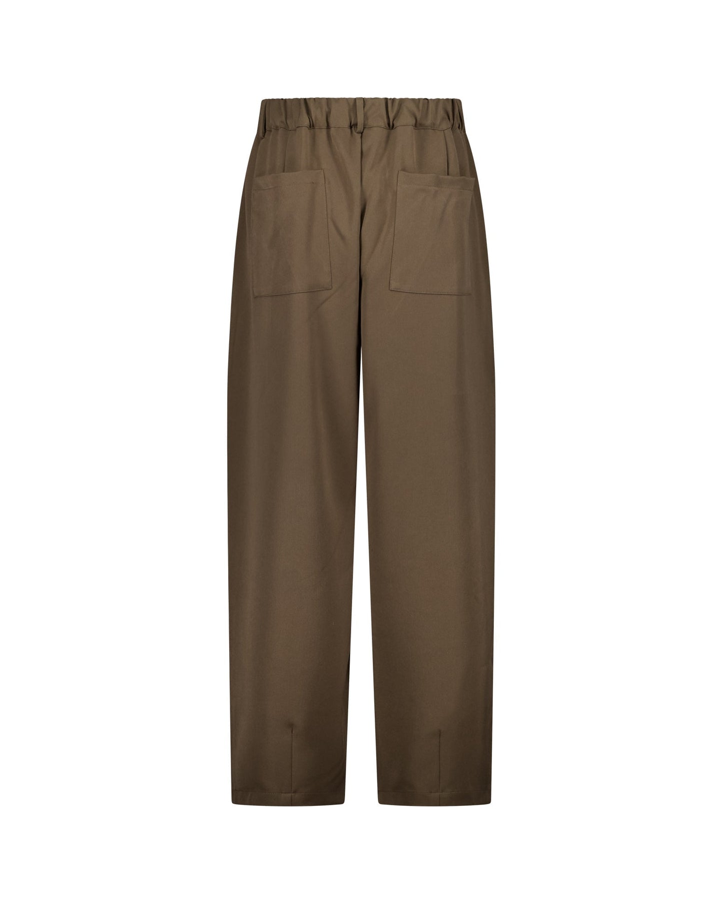 PLEATED PANTS – BROWN