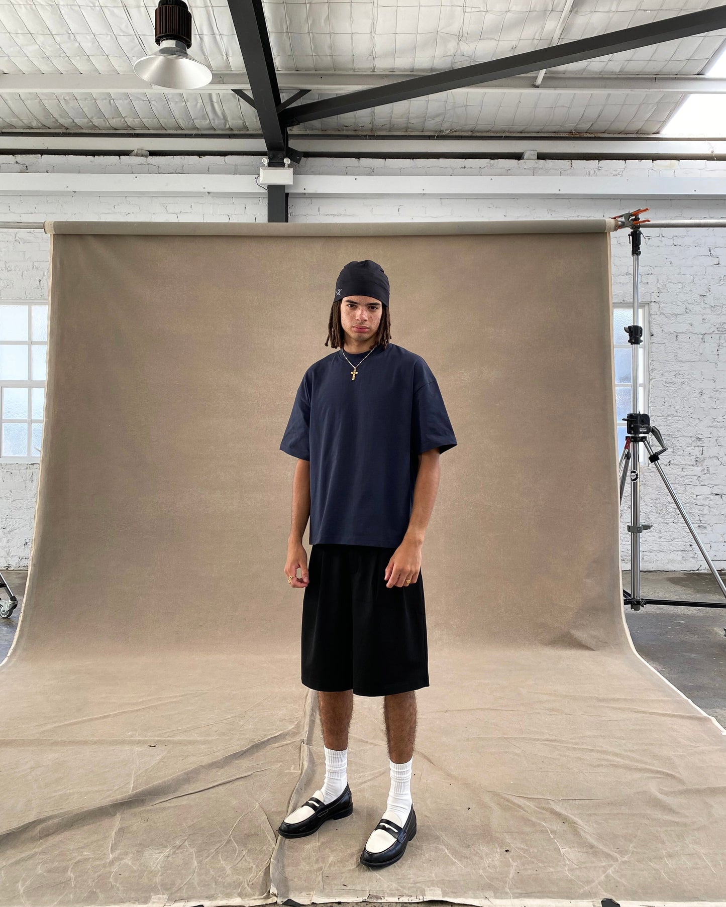 SIGNATURE BLANK T-SHIRT – NAVY BLUE