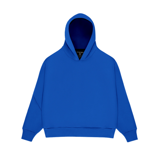 MONOCHROME HOODIE BRIGHT BLUE