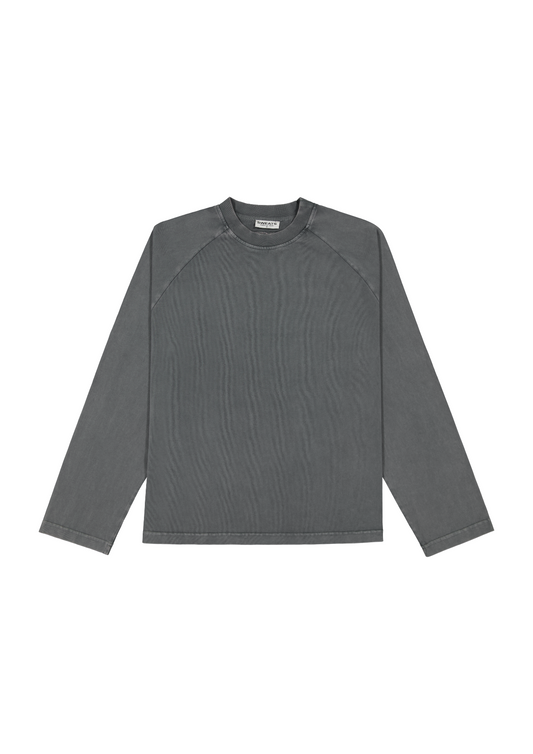 LONG SLEEVE T-SHIRT – FADED WHITE
