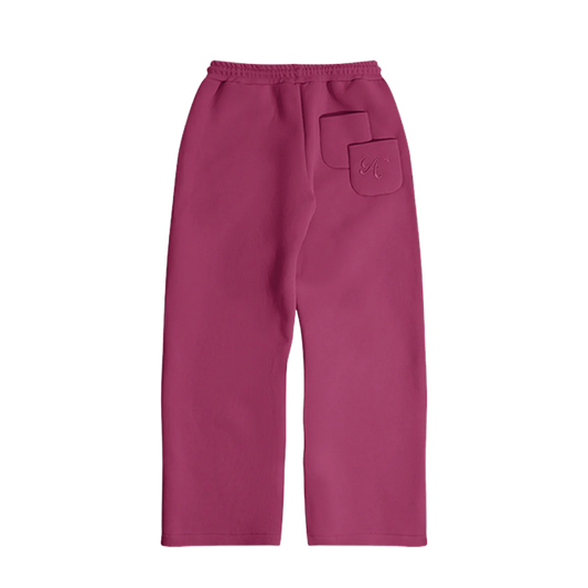 MONOCHROME PANTS PURPLE VELVET