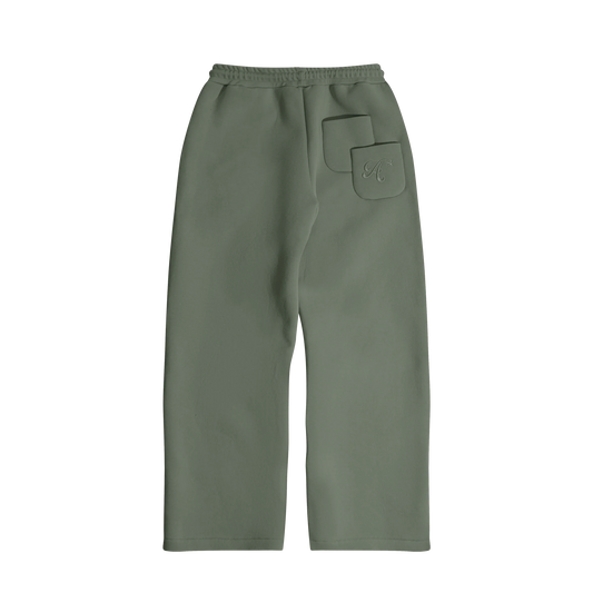 MONOCHROME PANTS DEEP GREEN